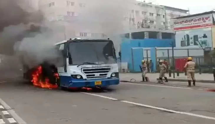 How Alert Bengaluru Driver Saved Passengers After Public Bus Caught Fire, Alert, Bengaluru, Driver, Saved, Passengers