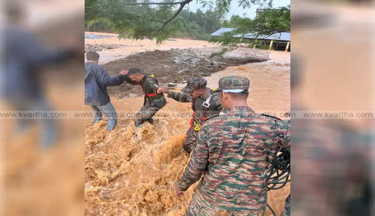 military joins rescue efforts in wayanad landslide crisis