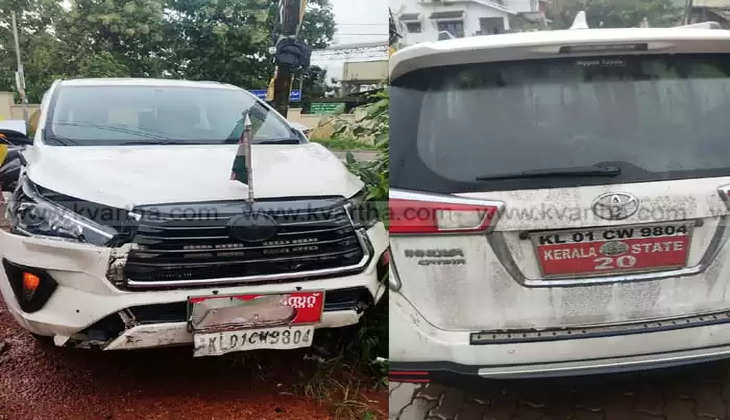 Malappuram: Health Minister Veena Georges vehicle met with an accident, Road, Accident, Injured, Minister, Health Minister.