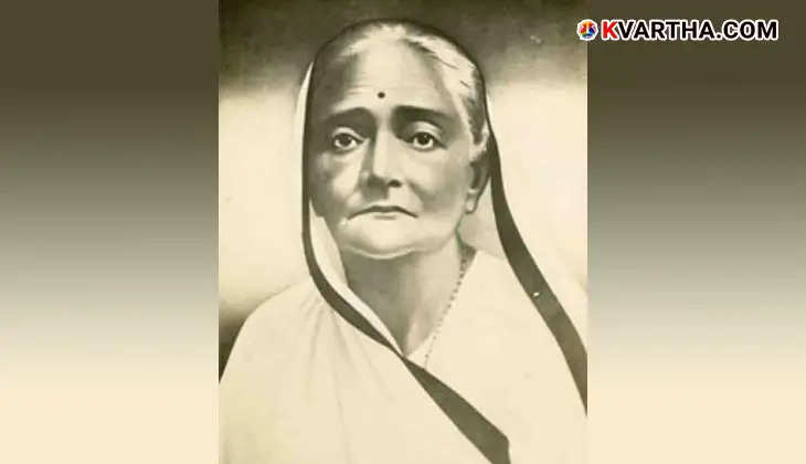  Kasturba Gandhi portrait, iconic image of freedom fighter