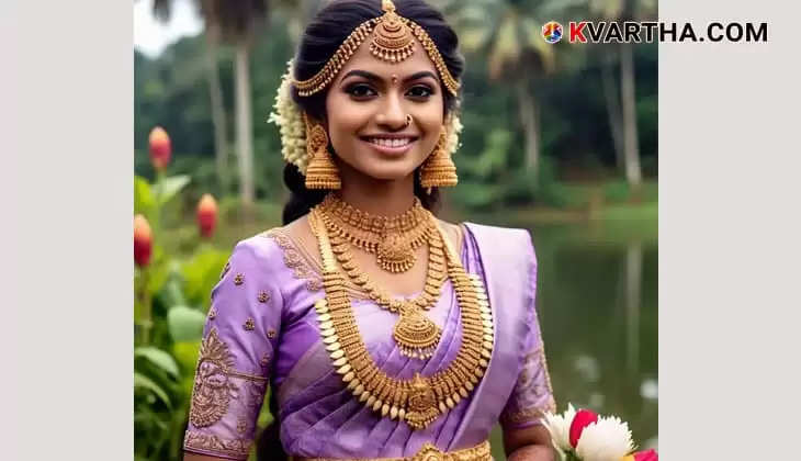 Bride Representing Gold Prices Soar to Record Highs in Kerala