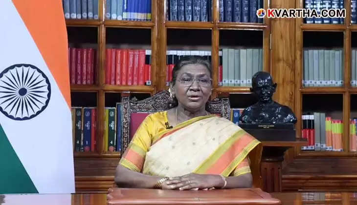  President Droupadi Murmu delivering her Republic Day address to the nation.