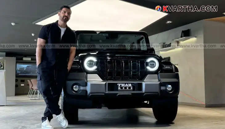 John Abraham’s customized Mahindra Thar Rocks in black