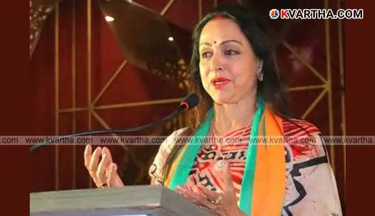 Hema Malini, BJP MP, whose controversial statement on the Kumbh Mela tragedy sparked criticism.