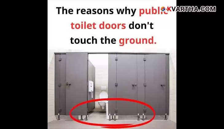  Why Public Toilet Doors Don't Touch the Floor