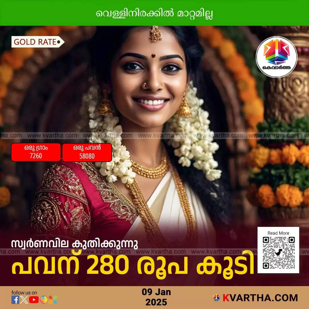 gold price january 09 kerala