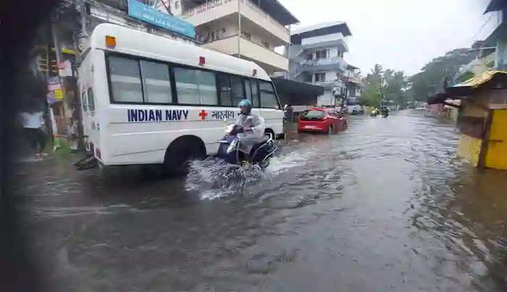 Heavy rains affect normal life in Kerala, several areas flooded, Thiruvananthapuram, nEWS, Heavy Rain, Flood, Missing, Injury, Traffic Block, Kerala News