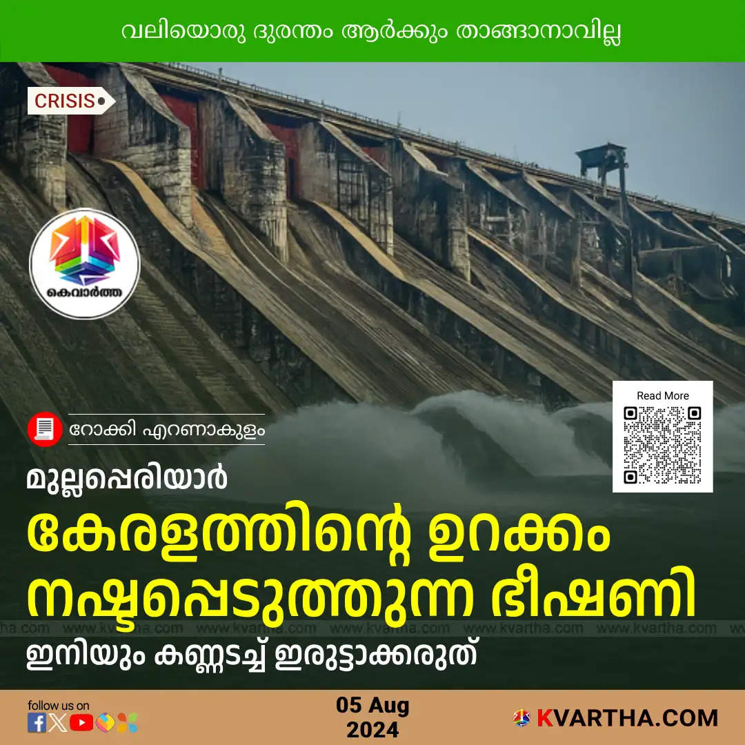 mullaperiyar dam a ticking time bomb for kerala