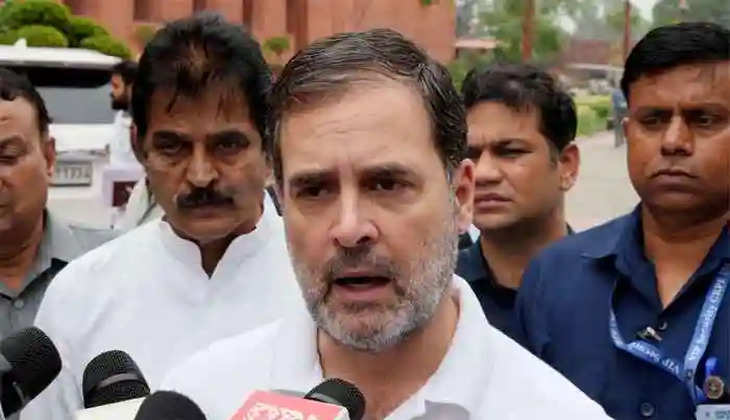 Congress claims Rahul Gandhi's mic muted as he raised NEET issue in Lok Sabha, New Delhi, News, Rahul Gandhi, Congress, Allegation, Mic muted, NEET issue, Lok Sabha, Politics, National News