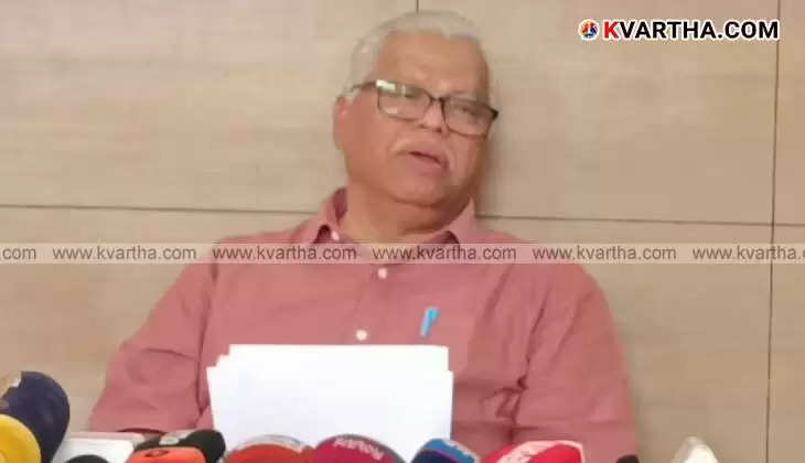 M.V. Jayarajan Alleges Multi-Crore Corruption by Former Kannur Corporation Mayor in Waste Management