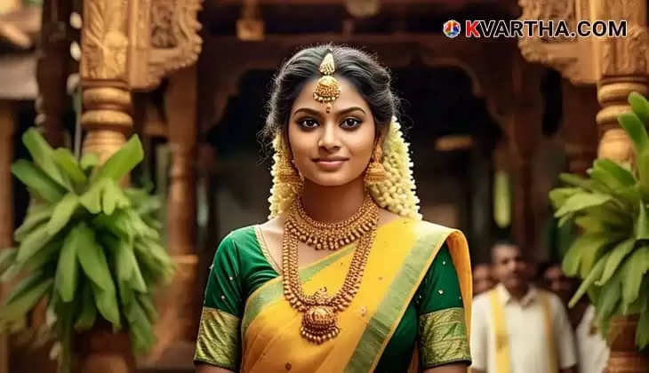 Bride Representing Gold Prices Remain High in Kerala