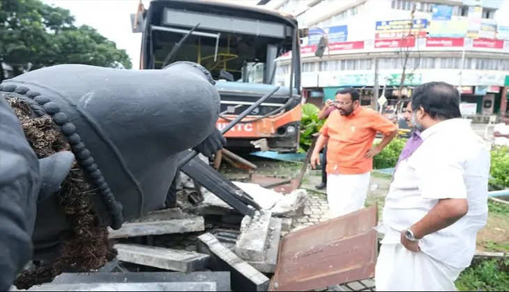 Sakthan Thampuran's statue will be restored at KSRTC's expense