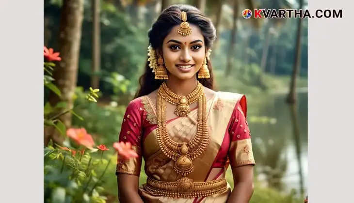 Bride representing Gold Prices Drop in Kerala