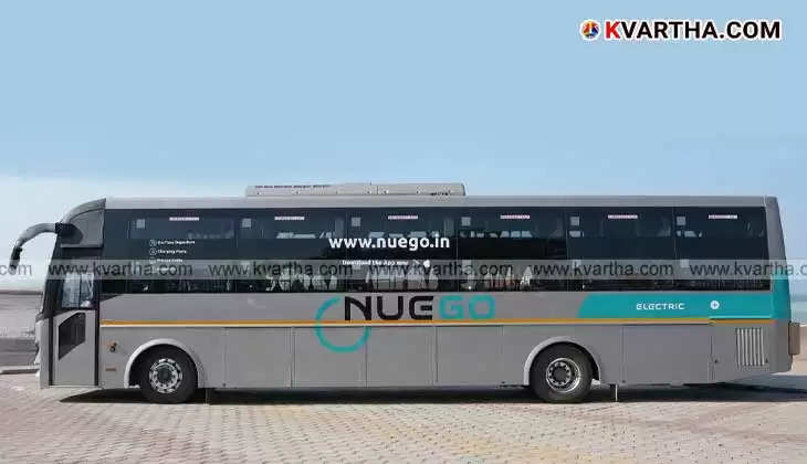 NueGo electric sleeper bus parked in Mumbai