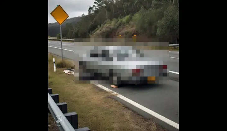 A 48-year-old man was found dead in his car on the side of the national highway