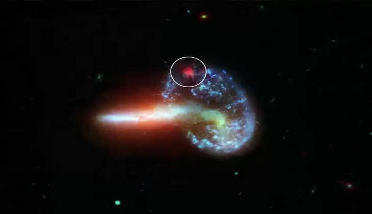 Star to explode in the night sky. It can be seen with eyes, Star, Explode, Night Sky