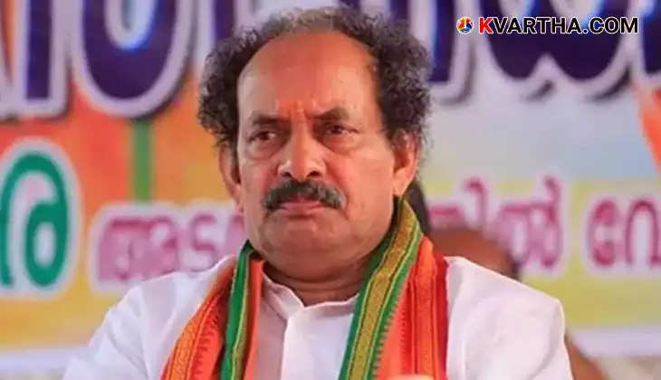 BJP leader C.K. Padmanabhan speaking at an event in Kannur