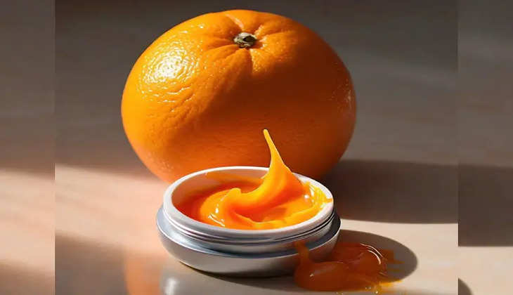 orange face packs for shiny skin