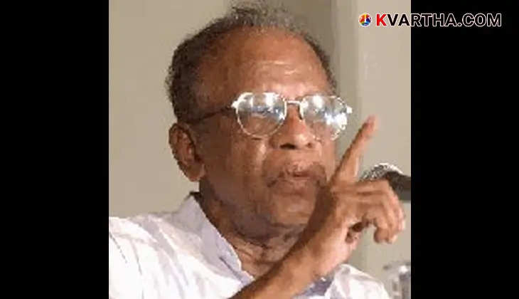 Sukumar Azhikode, a giant in Malayalam literature and social thought.